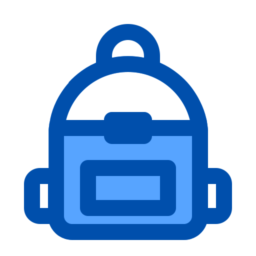 Bagpack Generic Blue icon