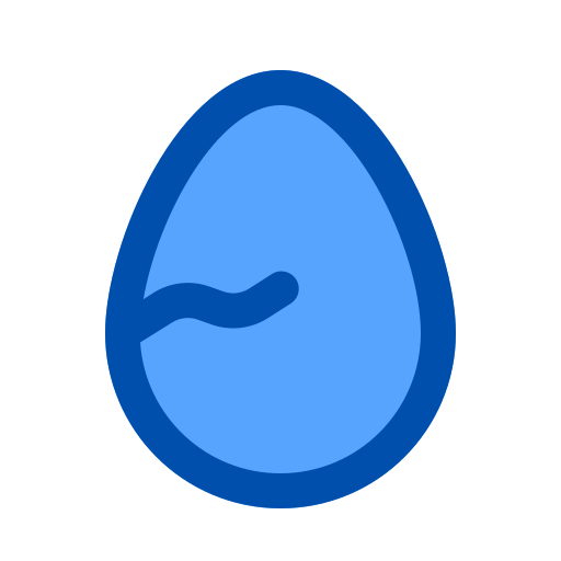 huevo Generic Blue icono