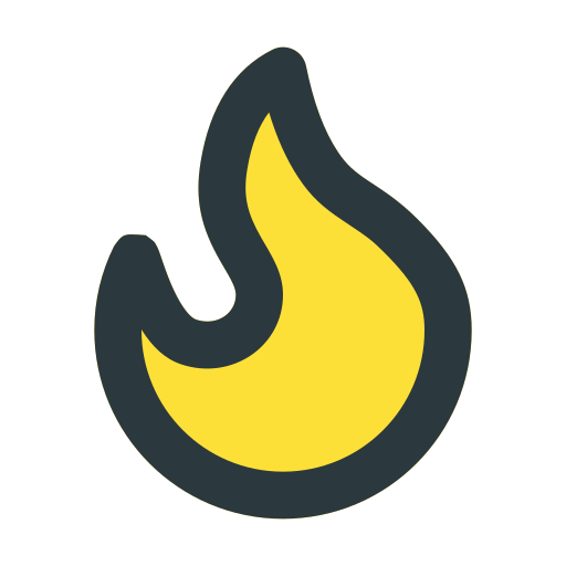 ogień Generic Rounded Shapes ikona