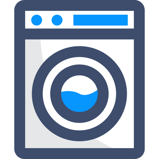 máquina de lavar SBTS2018 Blue Ícone