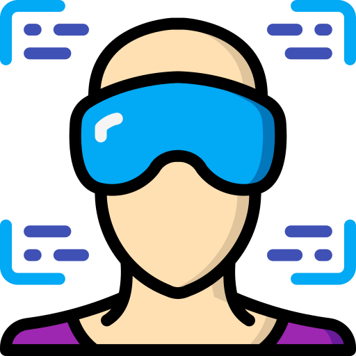 vr-brille Basic Miscellany Lineal Color icon