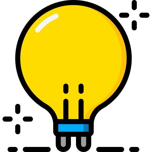 Bulb Basic Miscellany Lineal Color icon
