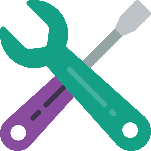 Wrench Basic Miscellany Flat icon