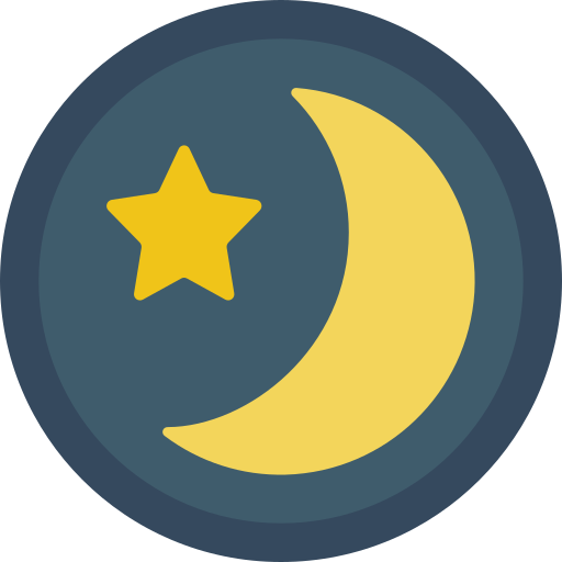 nacht Basic Miscellany Flat icoon