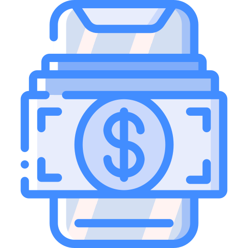 pagamento mobile Basic Miscellany Blue icona