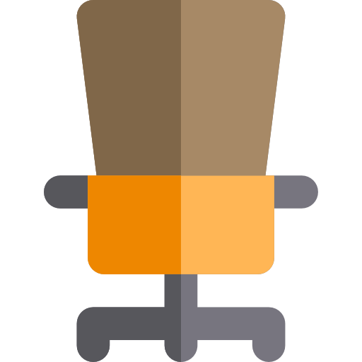 사무실 의자 Basic Rounded Flat icon