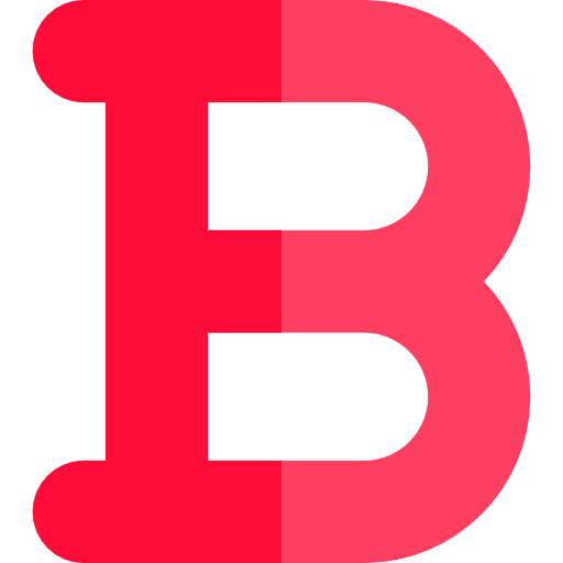 pogrubiony Basic Rounded Flat ikona