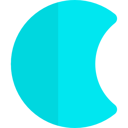 ムーンフェイズ Basic Rounded Flat icon
