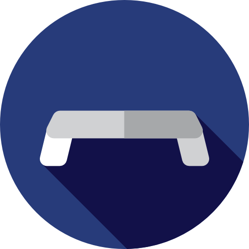 stap Flat Circular Flat icoon