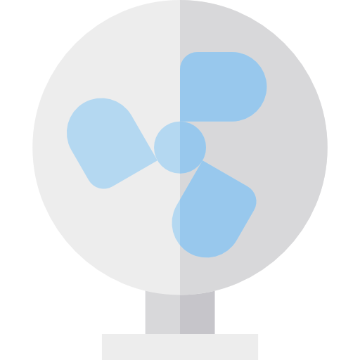 Ventilator Basic Straight Flat icon