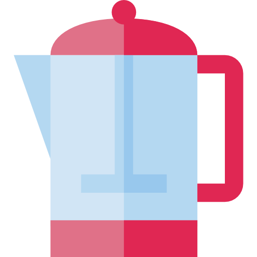 Coffee pot Basic Straight Flat icon