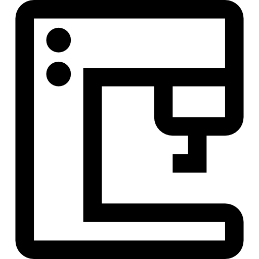 재봉틀 Basic Straight Lineal icon