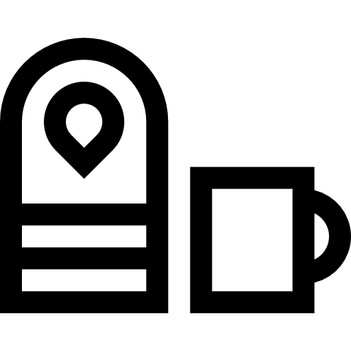 kaffeemaschine Basic Straight Lineal icon