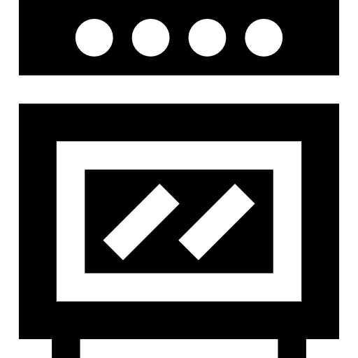 Oven Basic Straight Filled icon