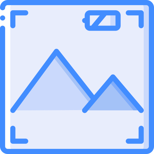 Screen Basic Miscellany Blue icon