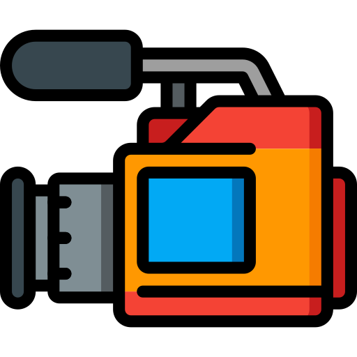 video Basic Miscellany Lineal Color icon