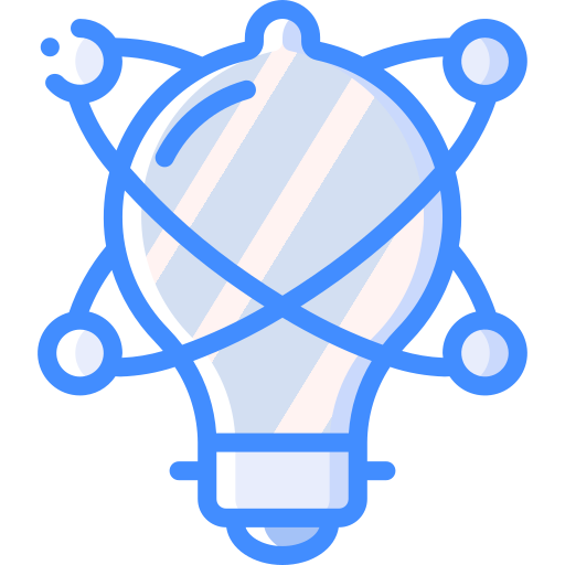 Lightbulb Basic Miscellany Blue icon