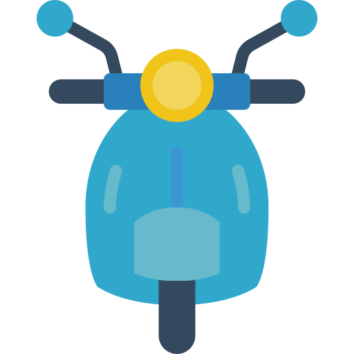 スクーター Basic Miscellany Flat icon