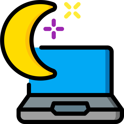 ordenador portátil Basic Miscellany Lineal Color icono