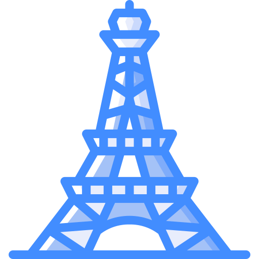 torre eiffel Basic Miscellany Blue icono