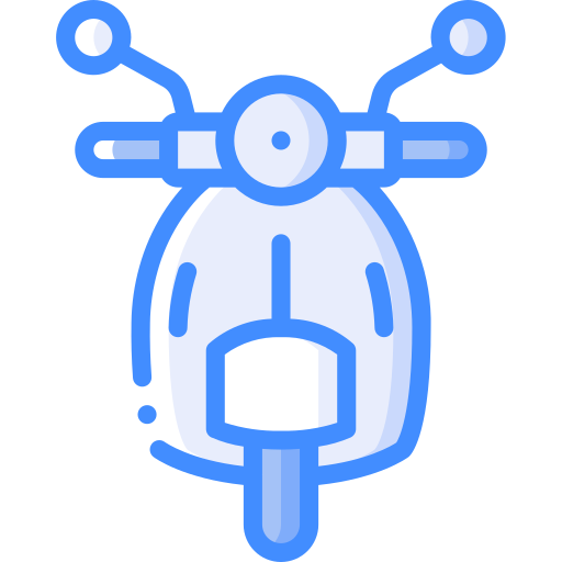scooter Basic Miscellany Blue Icône