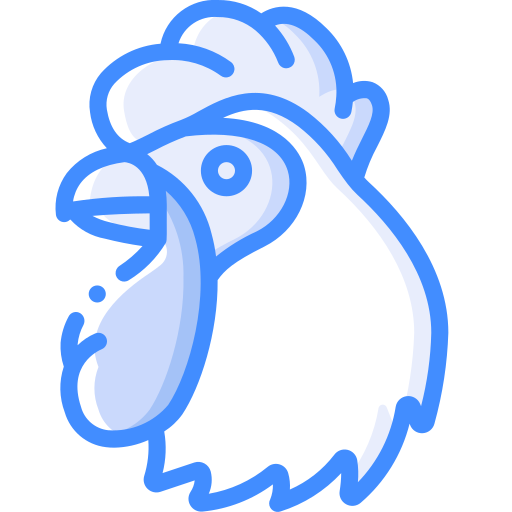 Cock Basic Miscellany Blue icon