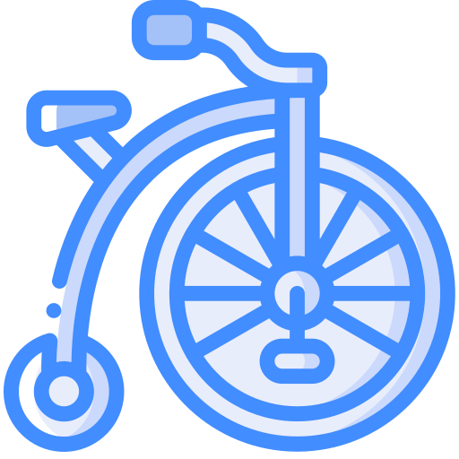 Bicycle Basic Miscellany Blue icon