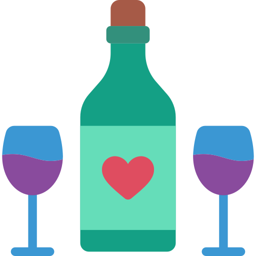 Wine Basic Miscellany Flat icon