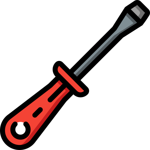 Screw driver Basic Miscellany Lineal Color icon