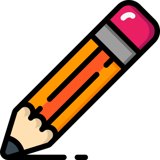 Pencil Basic Miscellany Lineal Color icon