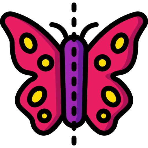 borboleta Basic Miscellany Lineal Color Ícone