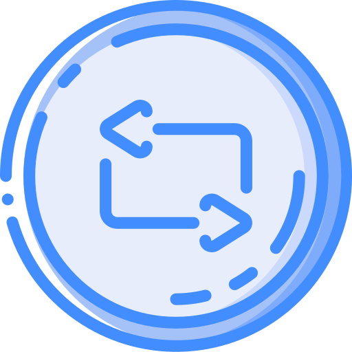 Loop Basic Miscellany Blue icon