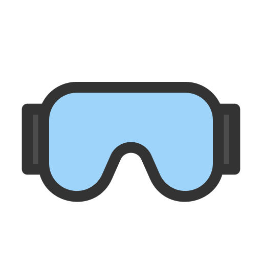 Лыжные очки Generic Outline Color иконка