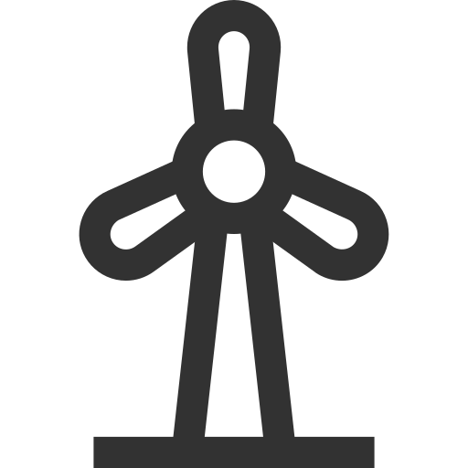 turbina eólica Dreamstale Lineal icono