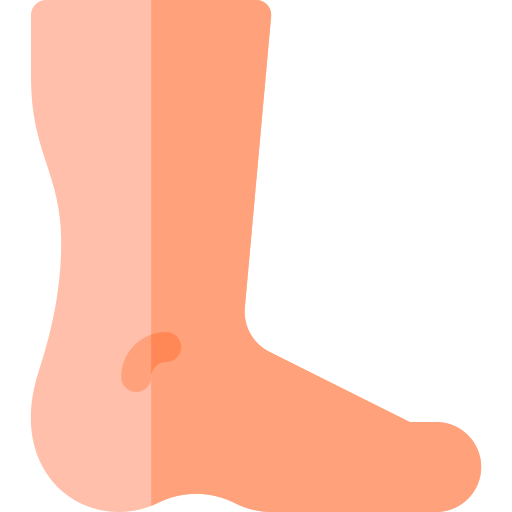 Нога Basic Rounded Flat иконка