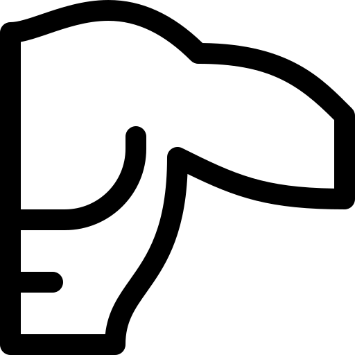 schouder Basic Rounded Lineal icoon