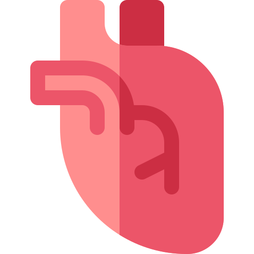 cuore Basic Rounded Flat icona