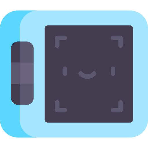 Graphic tablet Kawaii Flat icon