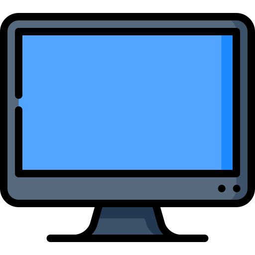 ekran komputera Special Lineal color ikona