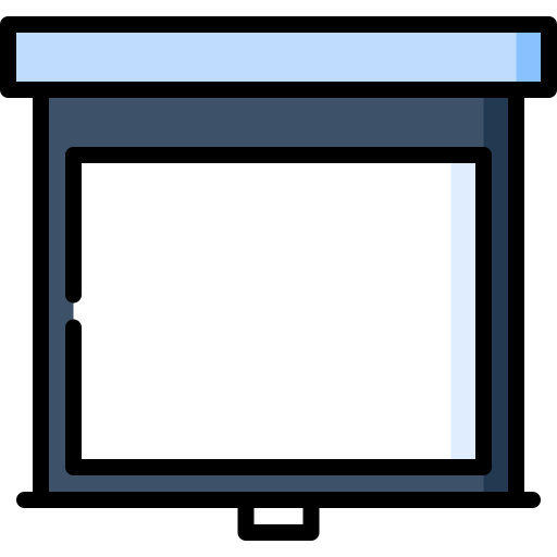 ekran projekcyjny Special Lineal color ikona