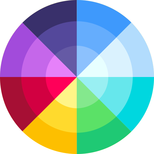 palette Basic Straight Flat icon