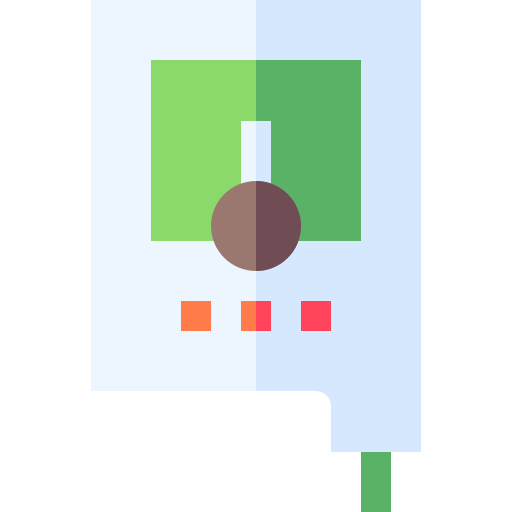 Nitrate tester Basic Straight Flat icon