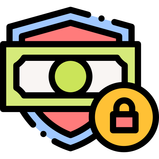 Secure Detailed Rounded Lineal color icon