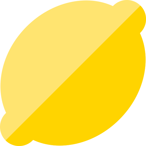 cytrynowy Basic Straight Flat ikona