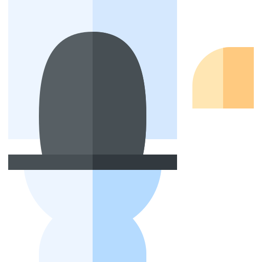 toilette Basic Straight Flat icona