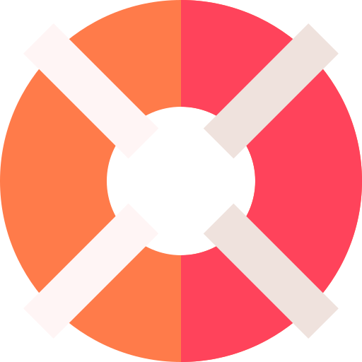 Lifebuoy Basic Straight Flat icon