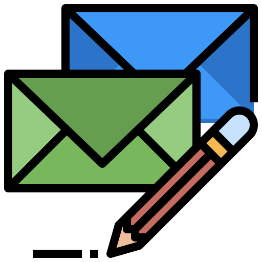 email Surang Lineal Color icono