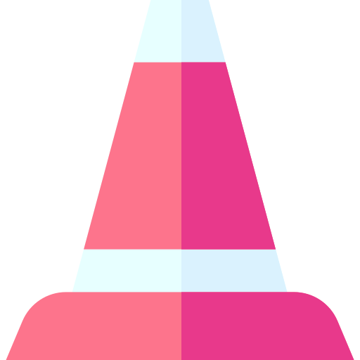 stożek ruchu Basic Straight Flat ikona