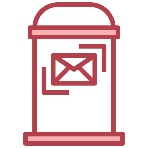 メールボックス Surang Red icon
