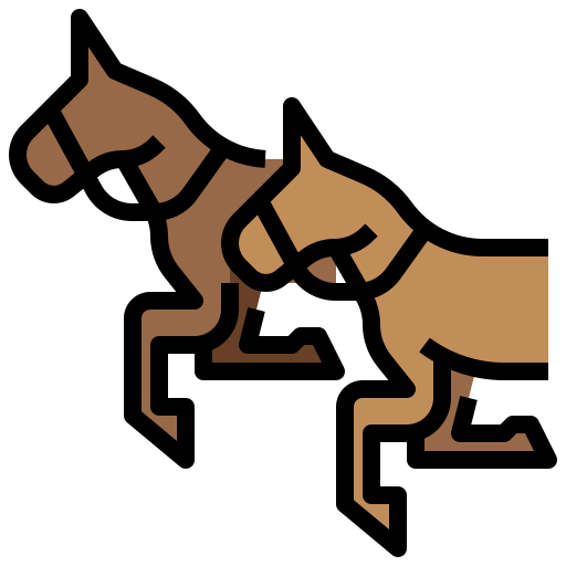 caballo Surang Lineal Color icono
